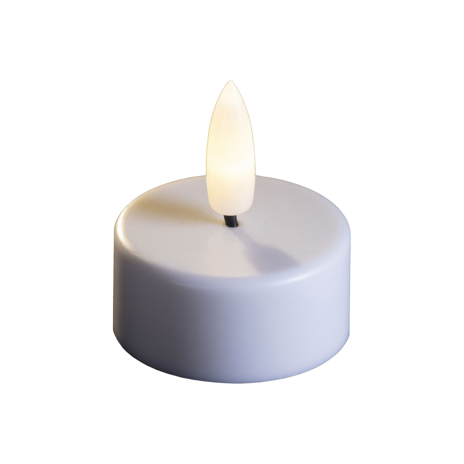 STERNTALER LED čajna svijeća, bijela, Ø 3,7 cm, baterije, set od 4 komada - Plastika