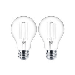 Bombilla de filamento LED E27 juego de 2 4W 470 lm transparente 2.700K