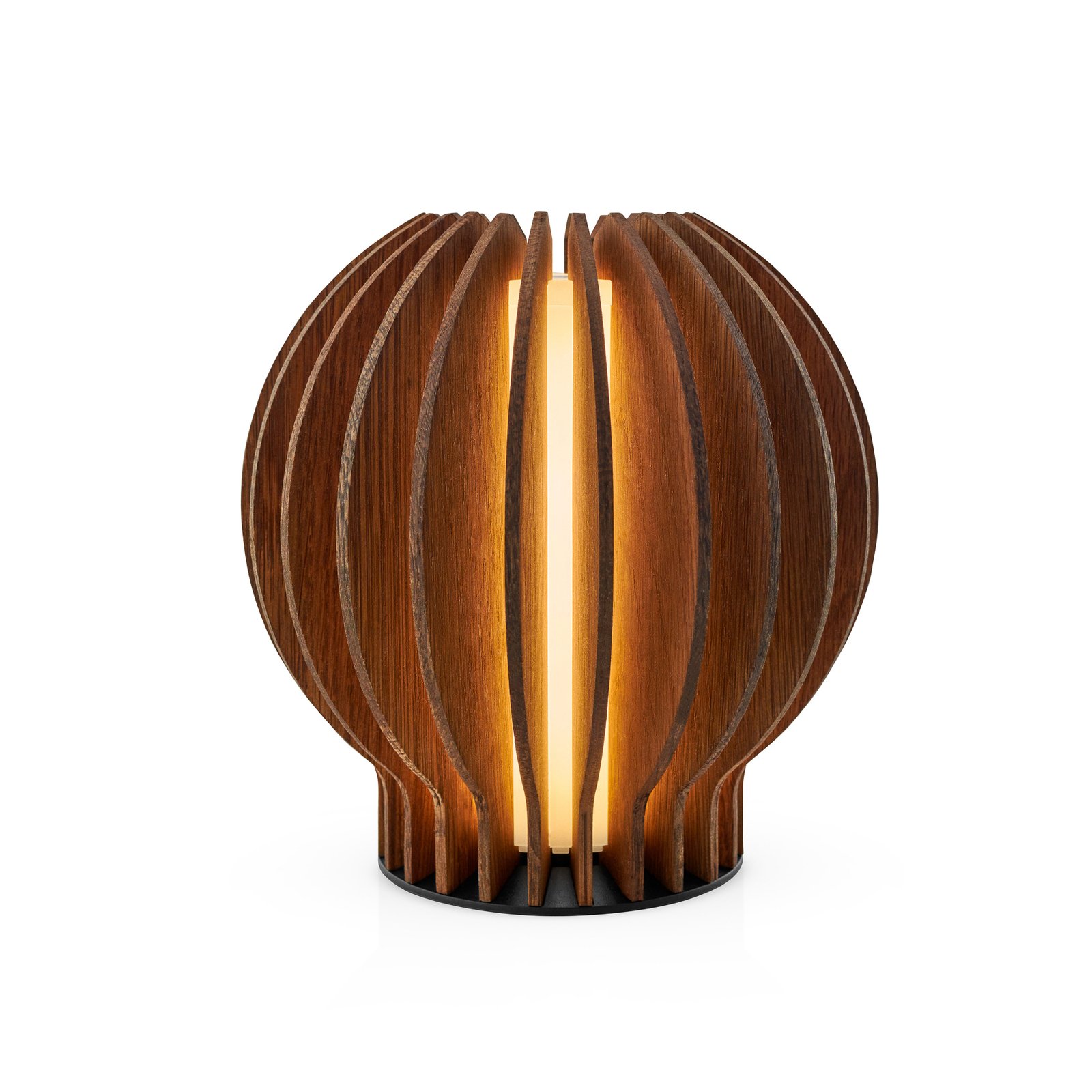 Radiant Round Portable Lampada da Tavolo Smoked Oak - Eva Solo