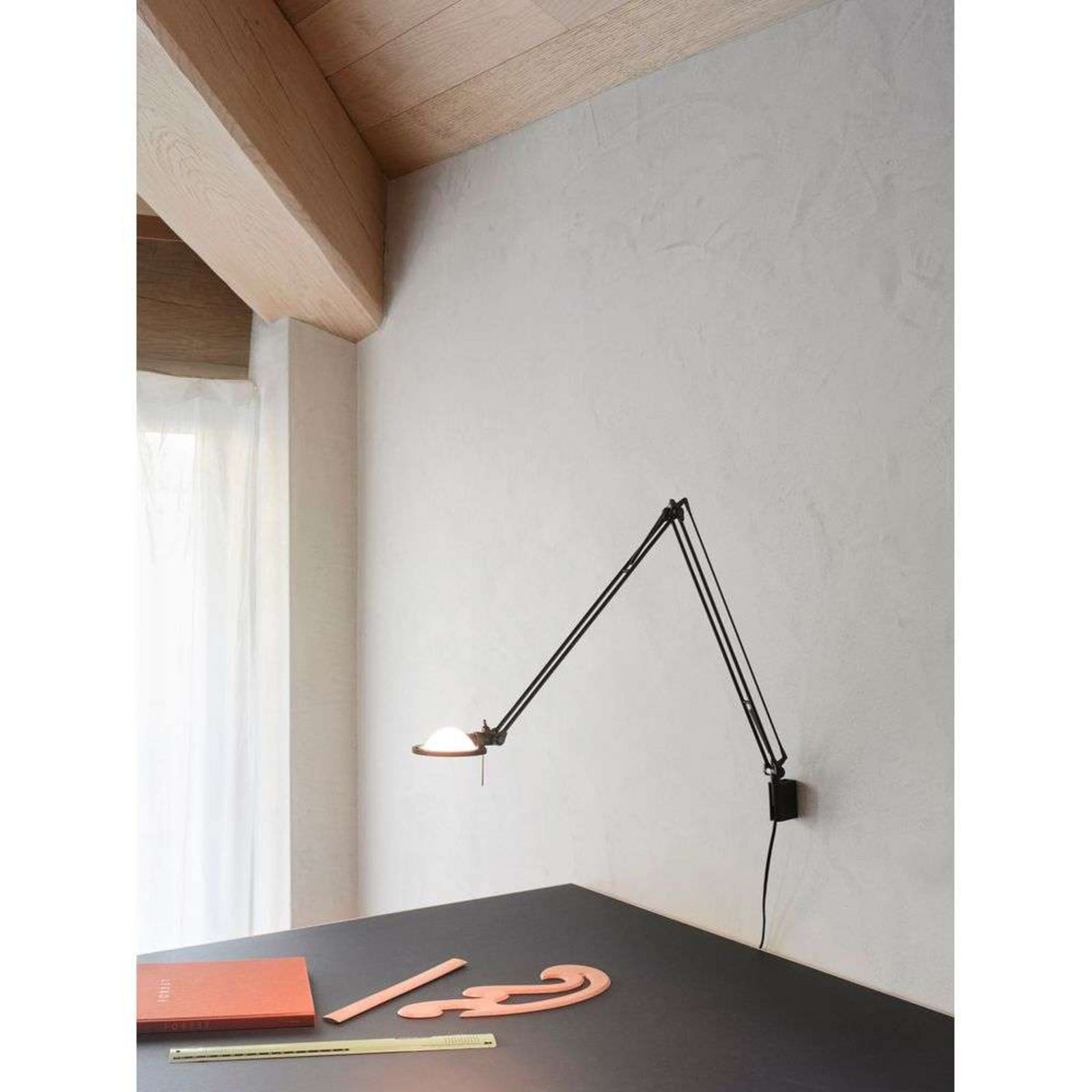 Berenice vägglampa 30x30 mässing/aluminium Luceplan - Metall | Produkter - Vägglampor | Lampspecialisterna
