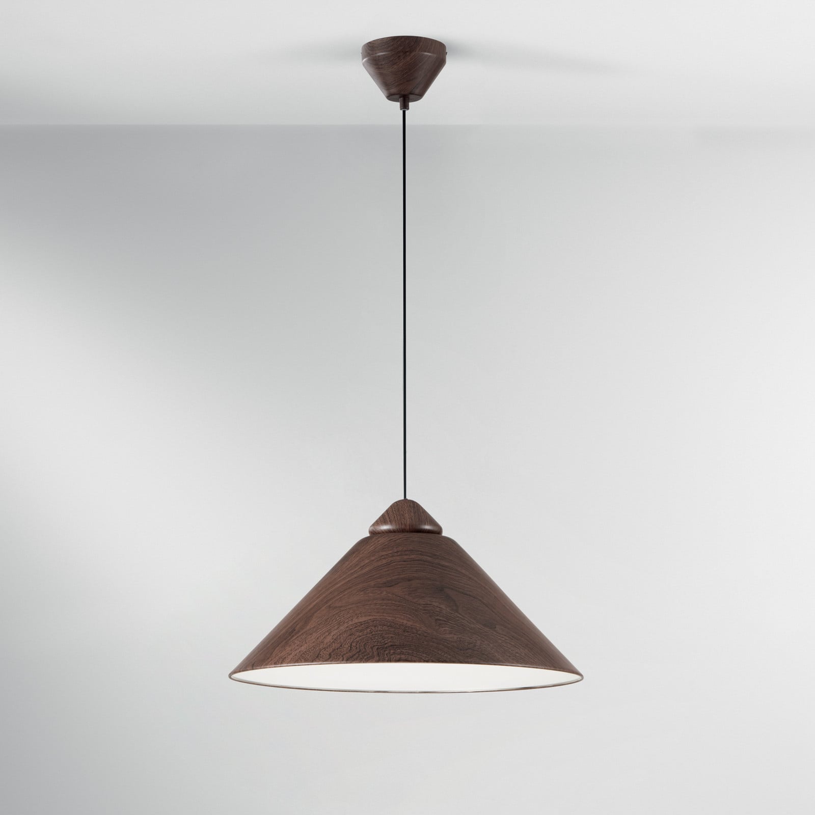 Luce Ambiente Design Lampă suspendată Big Bang maro-castaniu/alb Ø 49 cm metal - Camera de zi / sufragerie - Modern - maro castaniu alb
