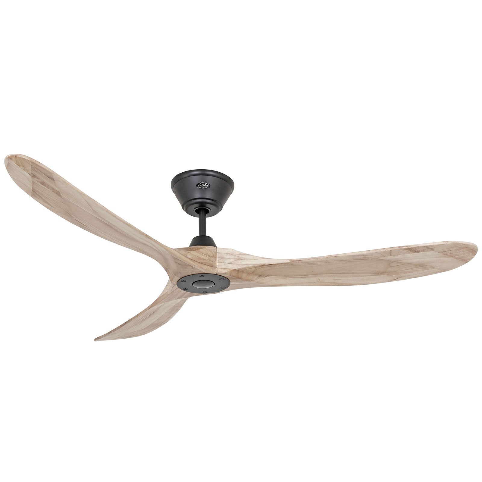 Eco Genuino ceiling fan 152 cm black/light wood