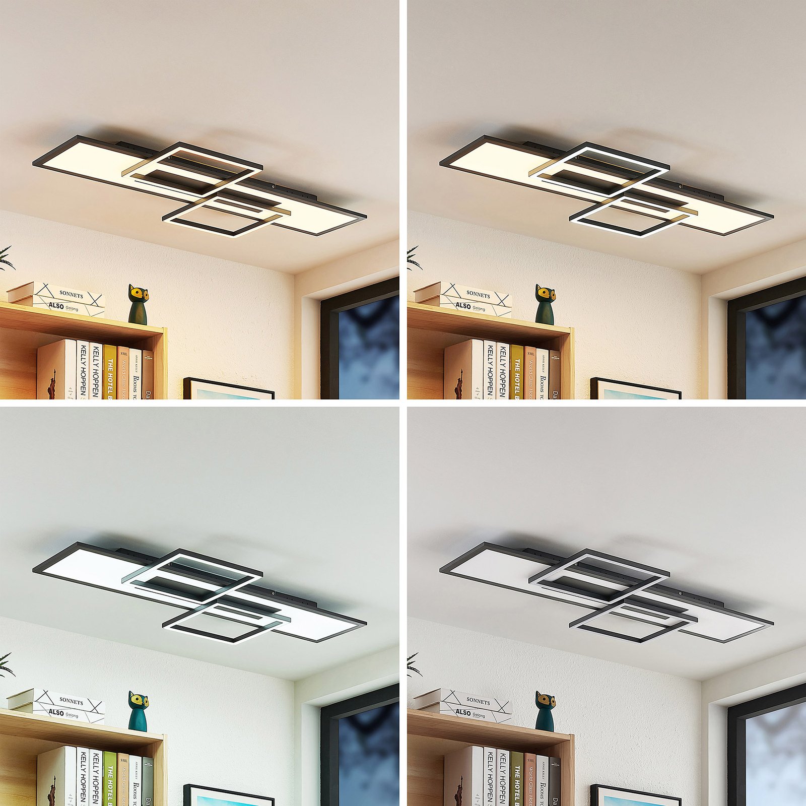 Narumi LED Taklampe L110 Black - Lucande