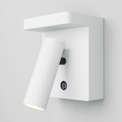 Maytoni LED-væglampe Aron, hvid, dæmpbar, drejelig