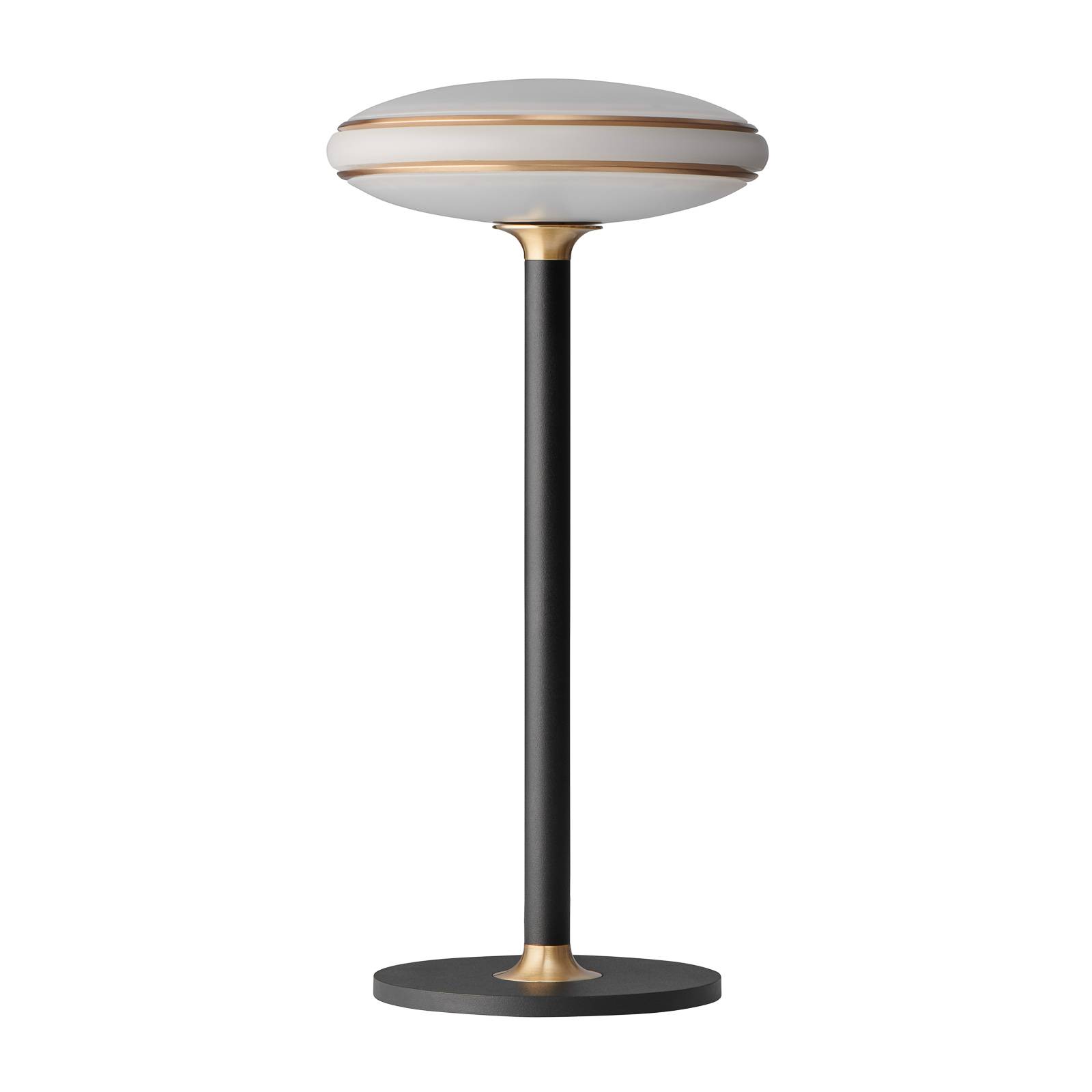 Image of Shade ØS1 lampe à poser LED laiton, socle noir 5714793000141