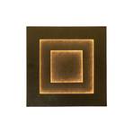 Candeeiro de parede LED Masaccio Quadrato, dourado