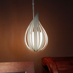 LZF Raindrop mini lámpara colgante, marfil