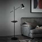 Lampadaire Linear avec chargeur USB, noir