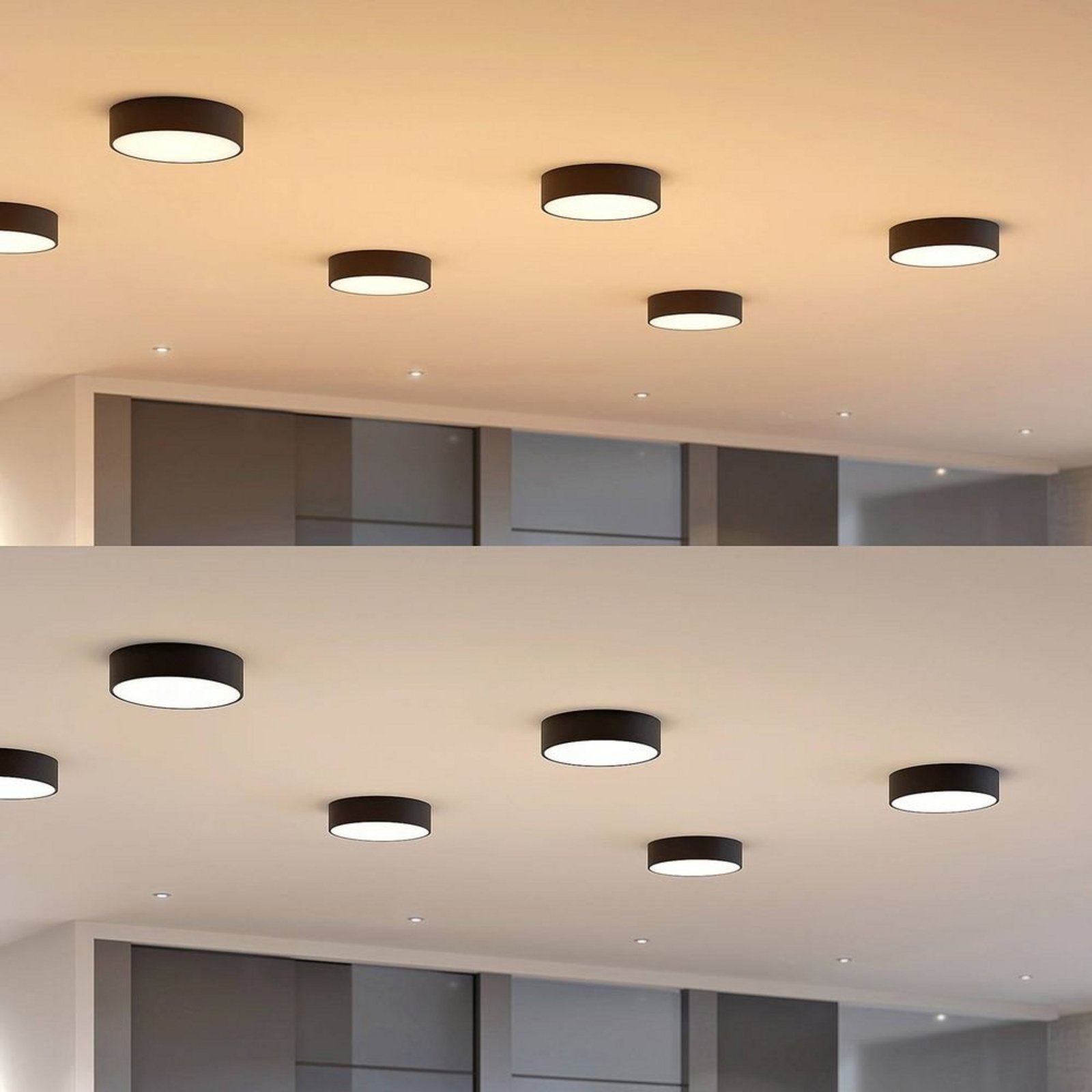 Noabelle LED Plafonieră Ø40 Black - Arcchio