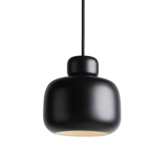Stone-riippuvalaisin, suuri, musta, metalli, Ø 24 cm - Woud