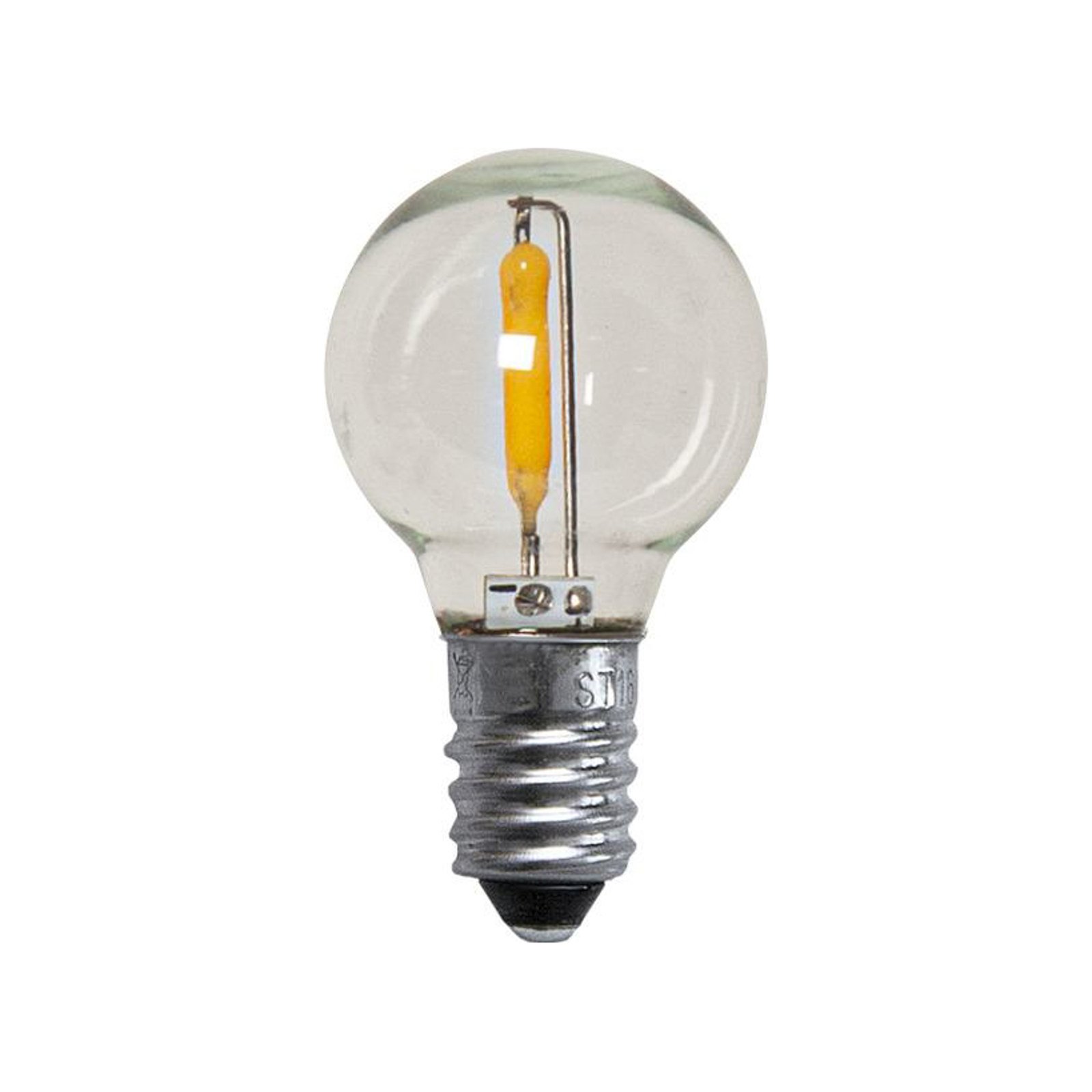 Bombilla convencional LED E10 0,5W transparente 23-55VAC/DC 3xSet