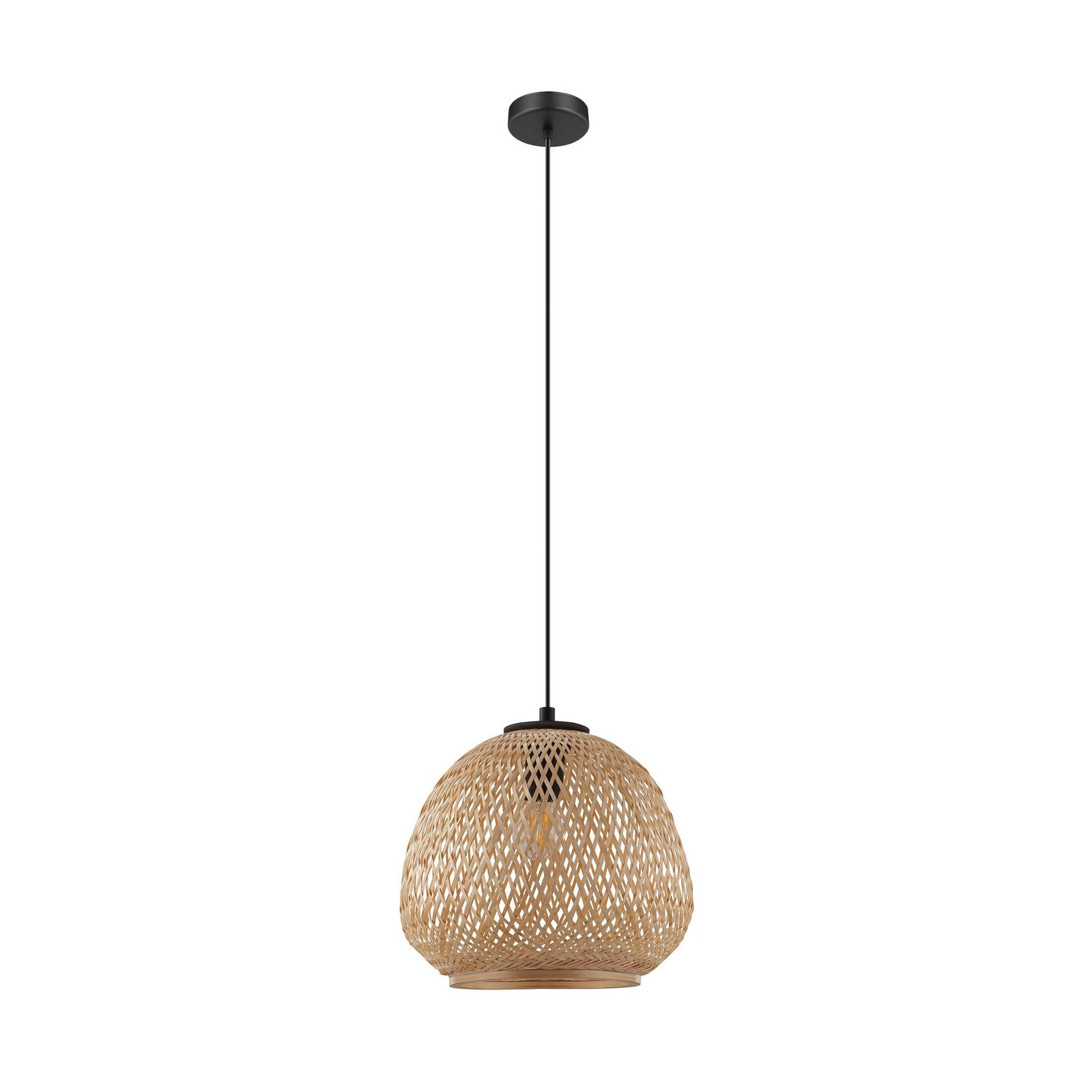 Hanglamp Dembleby, 1-lamp, natuur