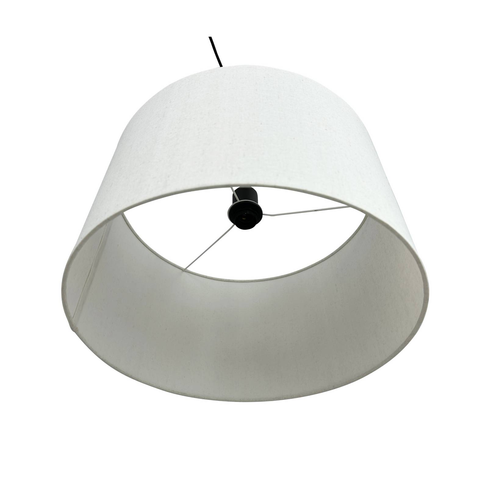 Dyberg Larsen Lampa wisząca Calix, wysokość 50 cm, naturalna biel