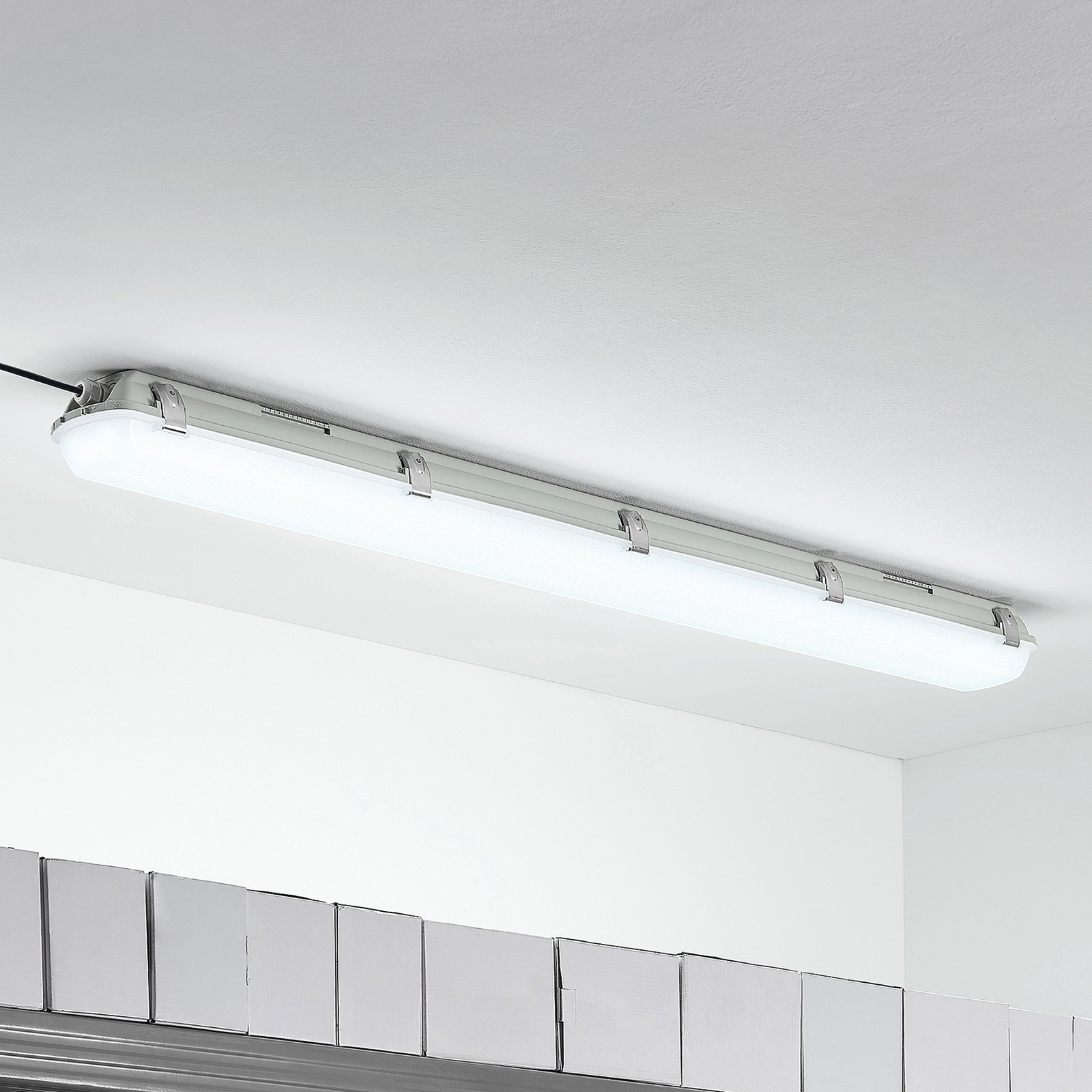 Arcchio Rao LED moisture-proof light, length 121.5 cm, set of 10