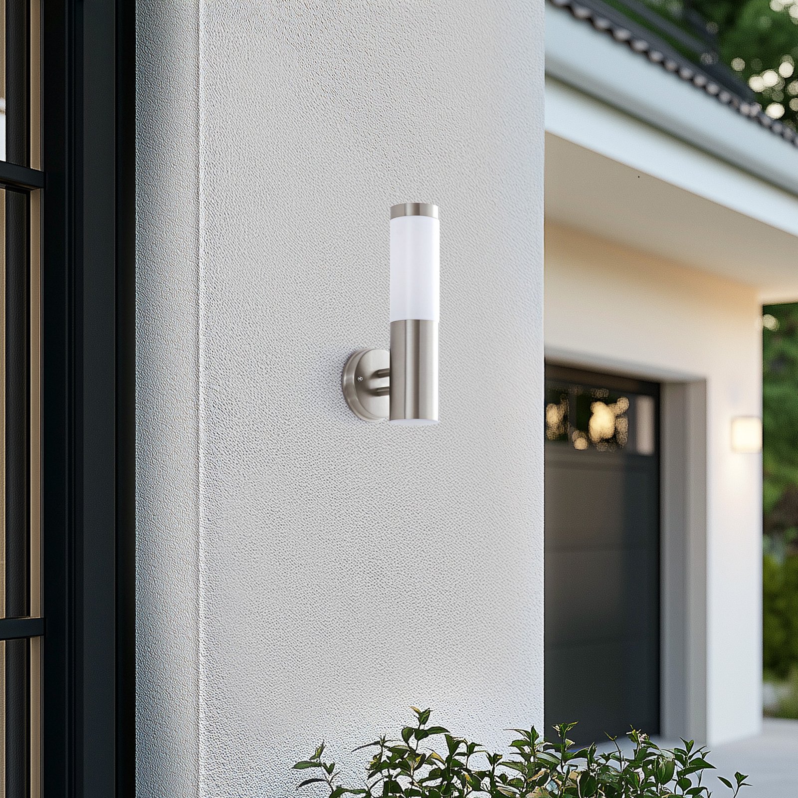 Kristof Außenwandleuchte Stainless Steel - Lindby
