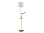 Aovan Stojací Lampa w/USB Bronze - Lindby