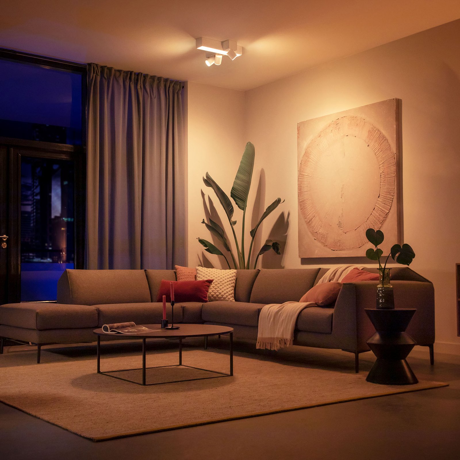 Philips Hue Centris Cross 3-bulb, white&color