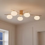 Valisa 5 Plafonnier Or - Lindby