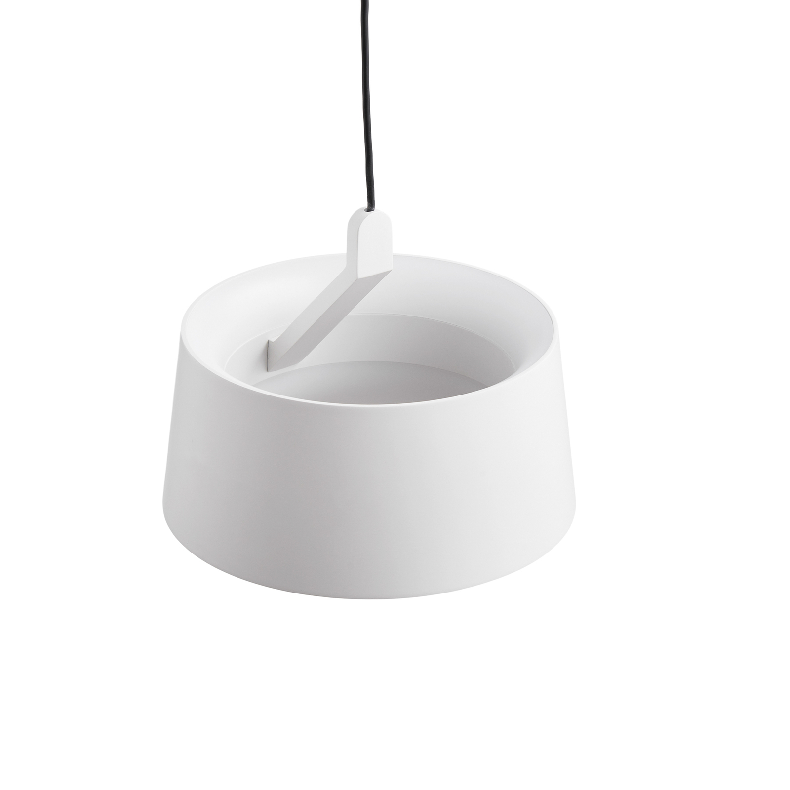 LOOM DESIGN Suspension LED Cookie, blanc, aluminium Ø 15 cm