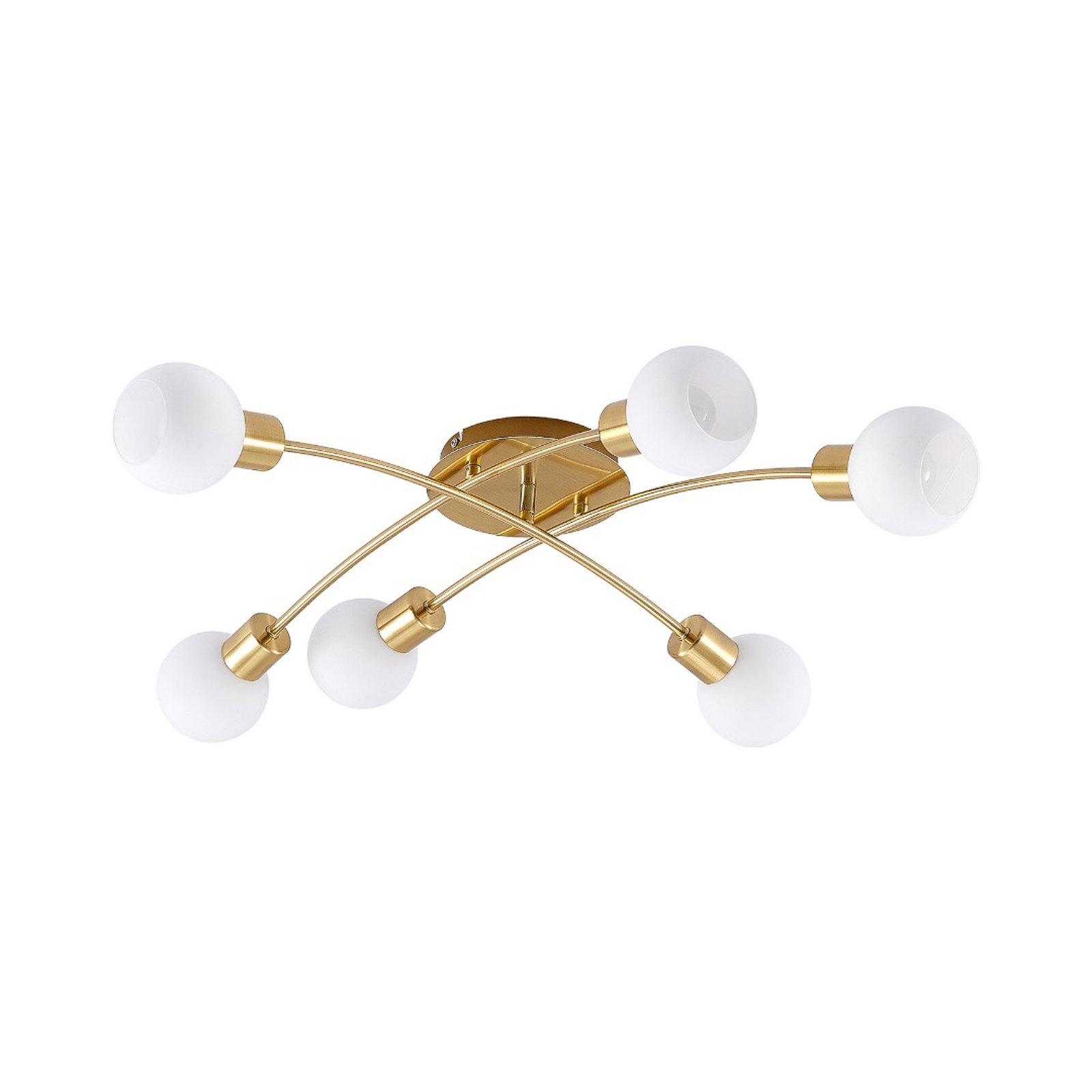 Agmar 6 Stropna lampa Mesing - Lindby