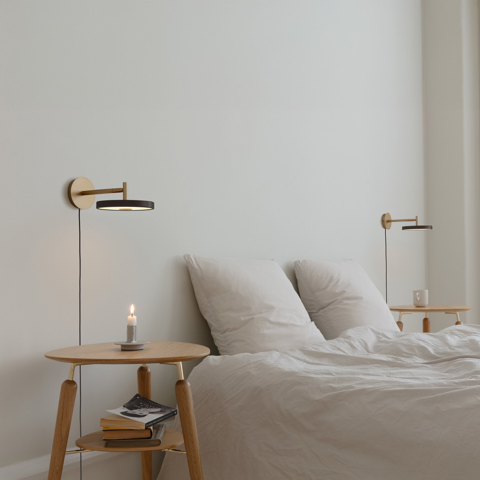 Asteria Vegglampe Short Black - UMAGE