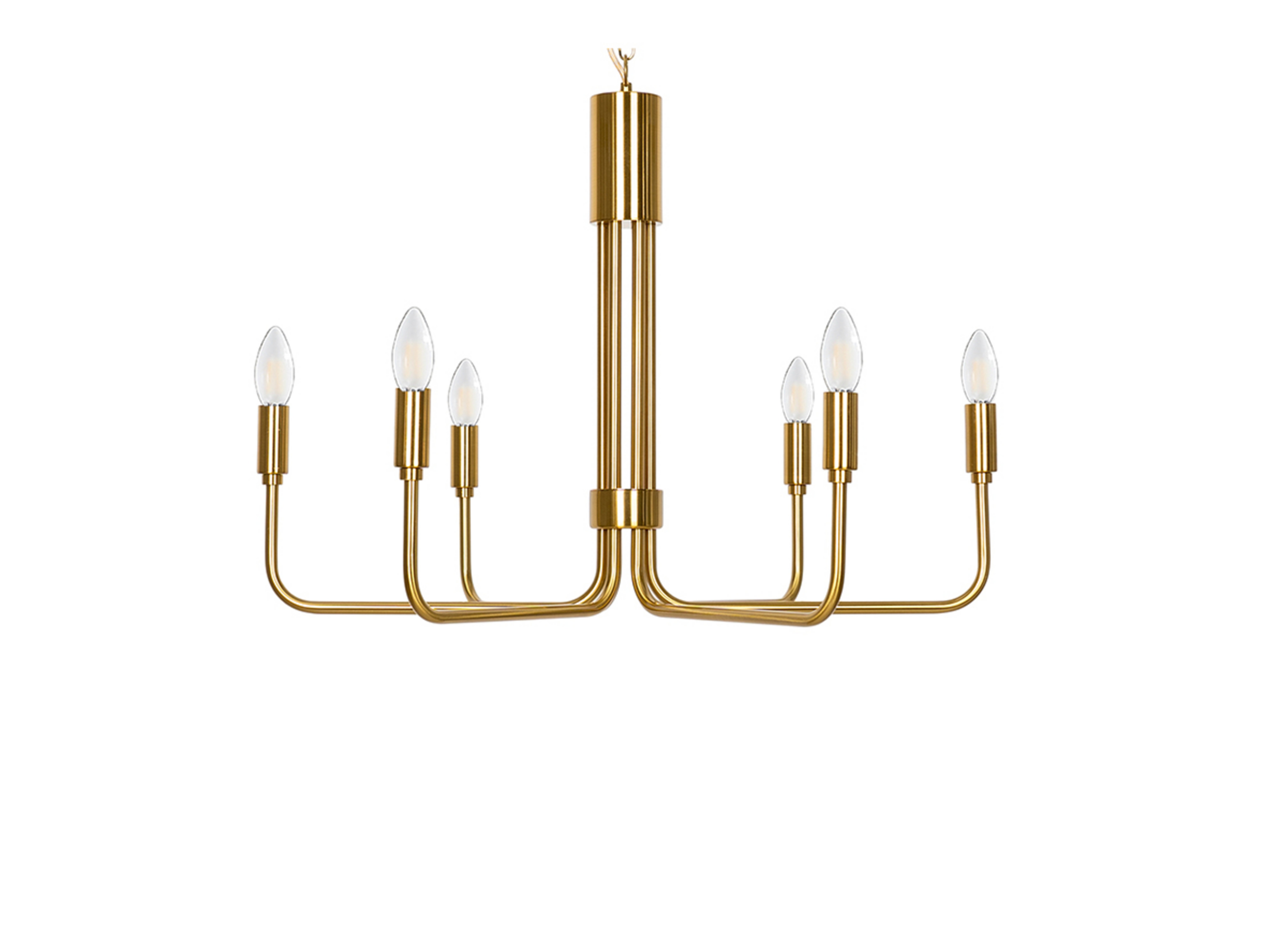 Elanova 6 Plafoniere Brass - Lindby