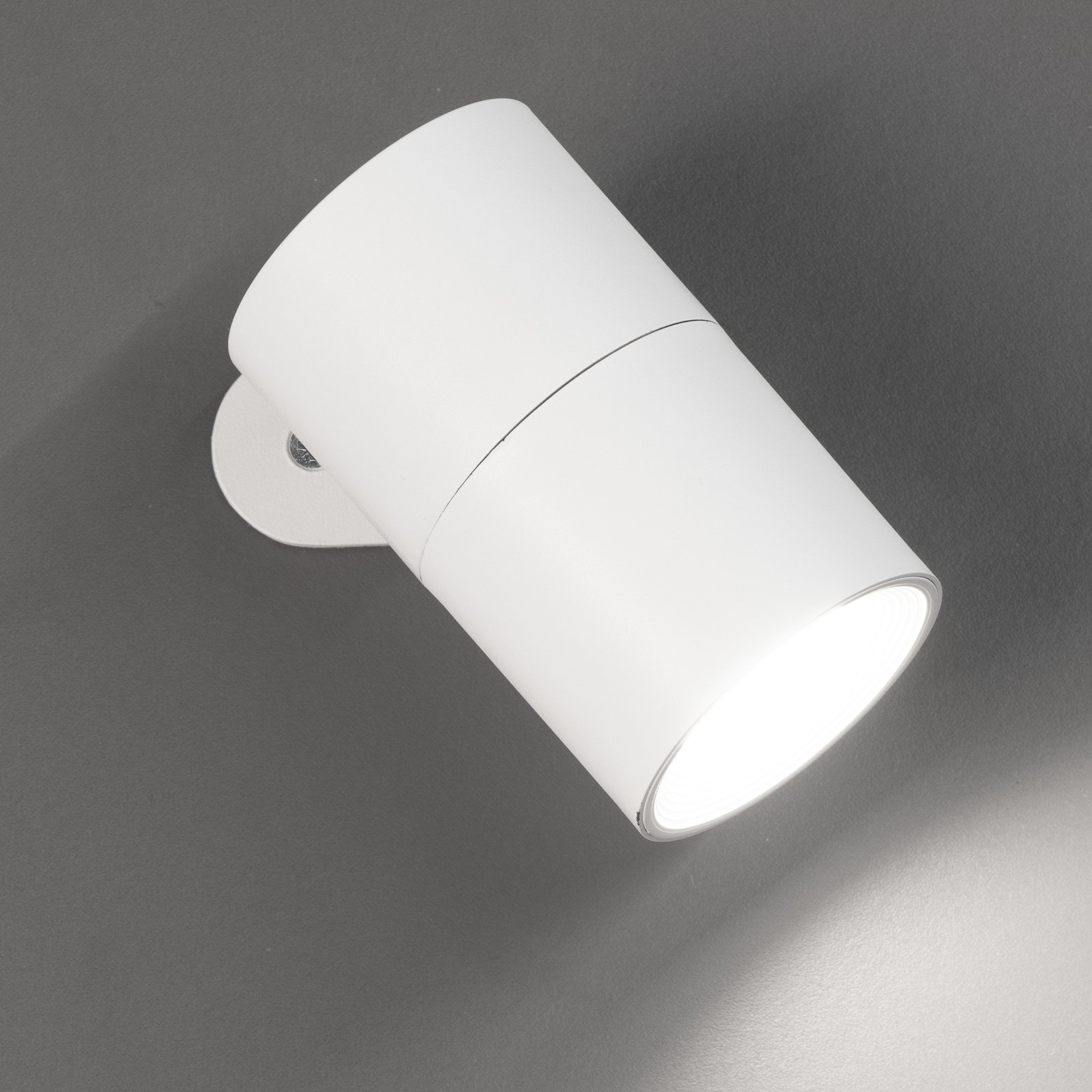 LED wall spotlight Magnetics, white, dimmable, CCT, IP44