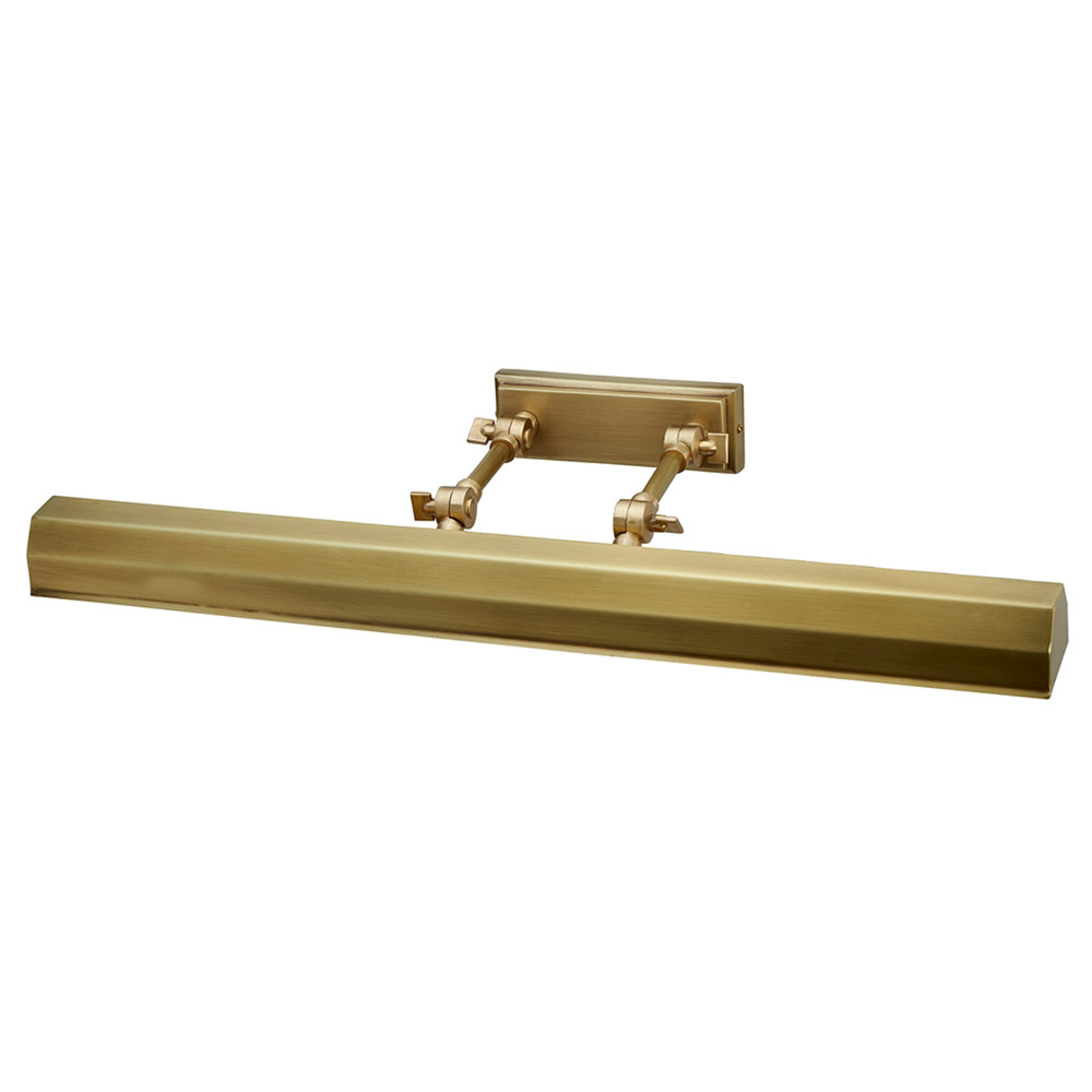 Elstead Chawton picture light, antique brass, 65.2 cm, for Living / Dining Room, metal, E14, 40 W, energy efficiency: A++, W: 65.2 cm, H: 11.9 cm