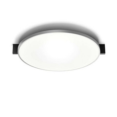 Inlay Round C3 Deckenleuchte Matt Black/Satin Silver - Light-Point