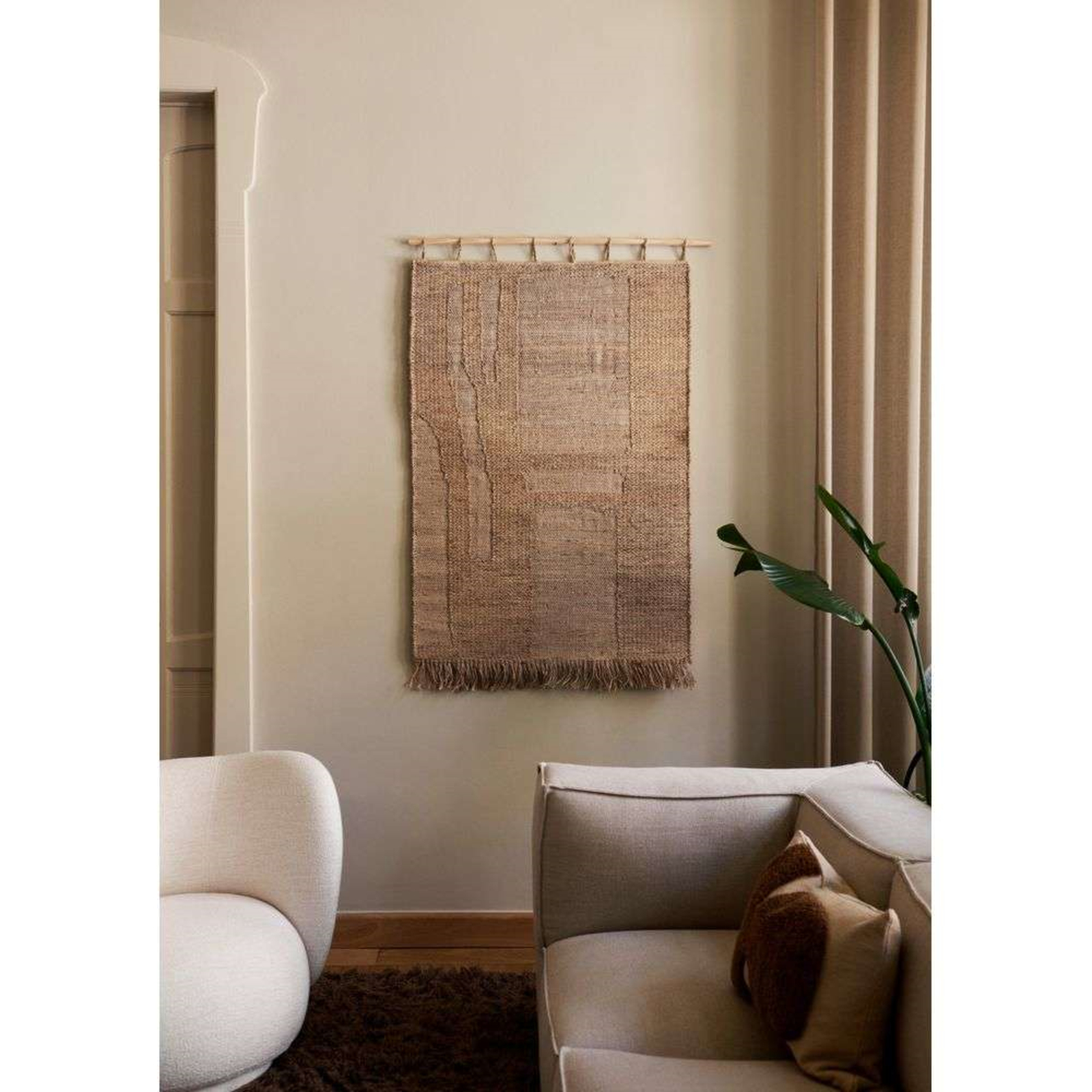 Harvest Wall Rug Natural - ferm LIVING