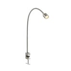 Hanilo LED Klemmleuchte Nickel - Lindby