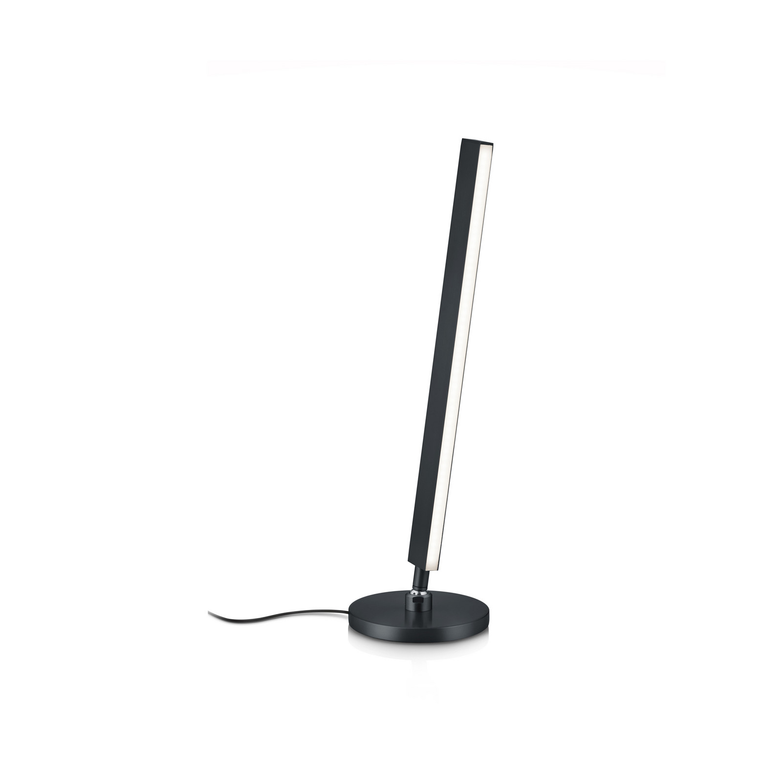 Knapstein Lampă de masă cu LED Kosma negru CCT control prin gesturi - Camera de zi / sufragerie - Modern - Alamă
