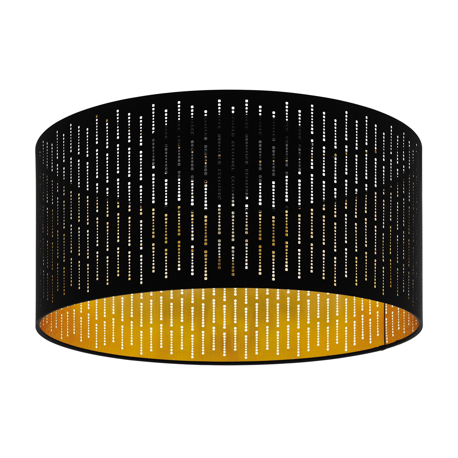 EGLO Varillas plafonieră în negru/aur - Camera de zi / sufragerie - Modern - negru auriu - Țesătură / Textil