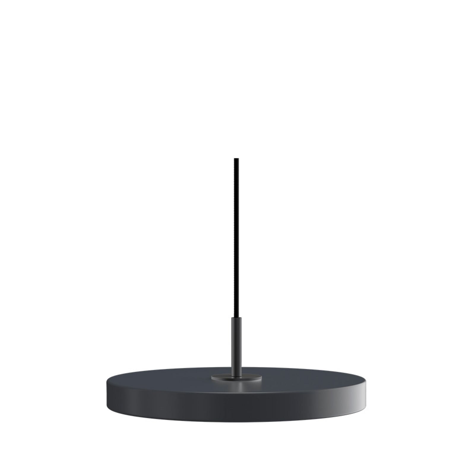 Asteria Plus pendellampe, Ø 30 cm, grå/sort UMAGE - Stue - Metal billede