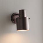 Globen Lighting Applique Clark, bronzo, larghezza 10 cm, metallo