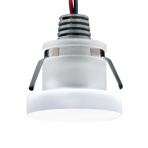 LED-Einbauspot Cristalin, rund, IP44