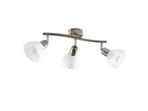 Paulina 3 LED Mennyezeti Lámpa White Alabaster/Satin Nickel - Lindby