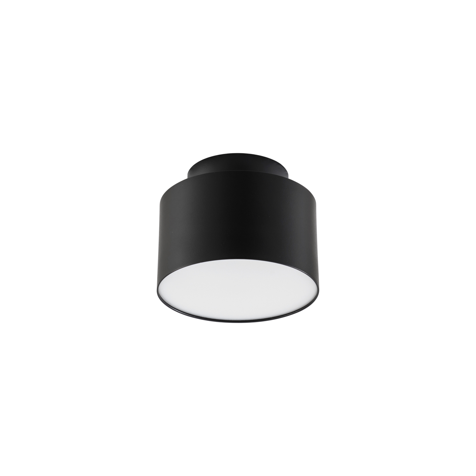 Lindby LED spotlight Nivoria, 11 x 8.8 cm, sand black, aluminium