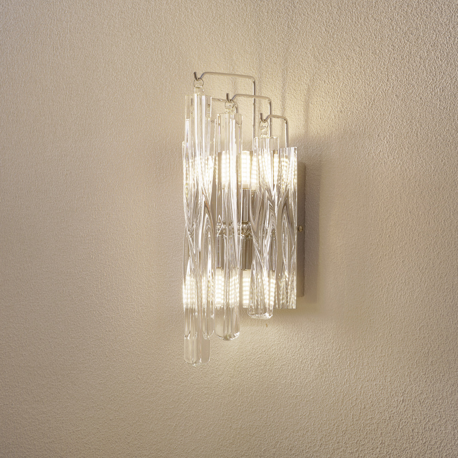 Manacor zidna svjetiljka od kristalnog stakla s LED-om