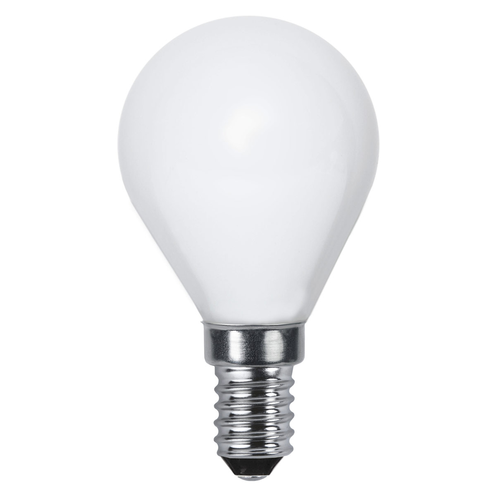 LED kvapková žiarovka E14 2 700 K opál Ra90 4,7 W