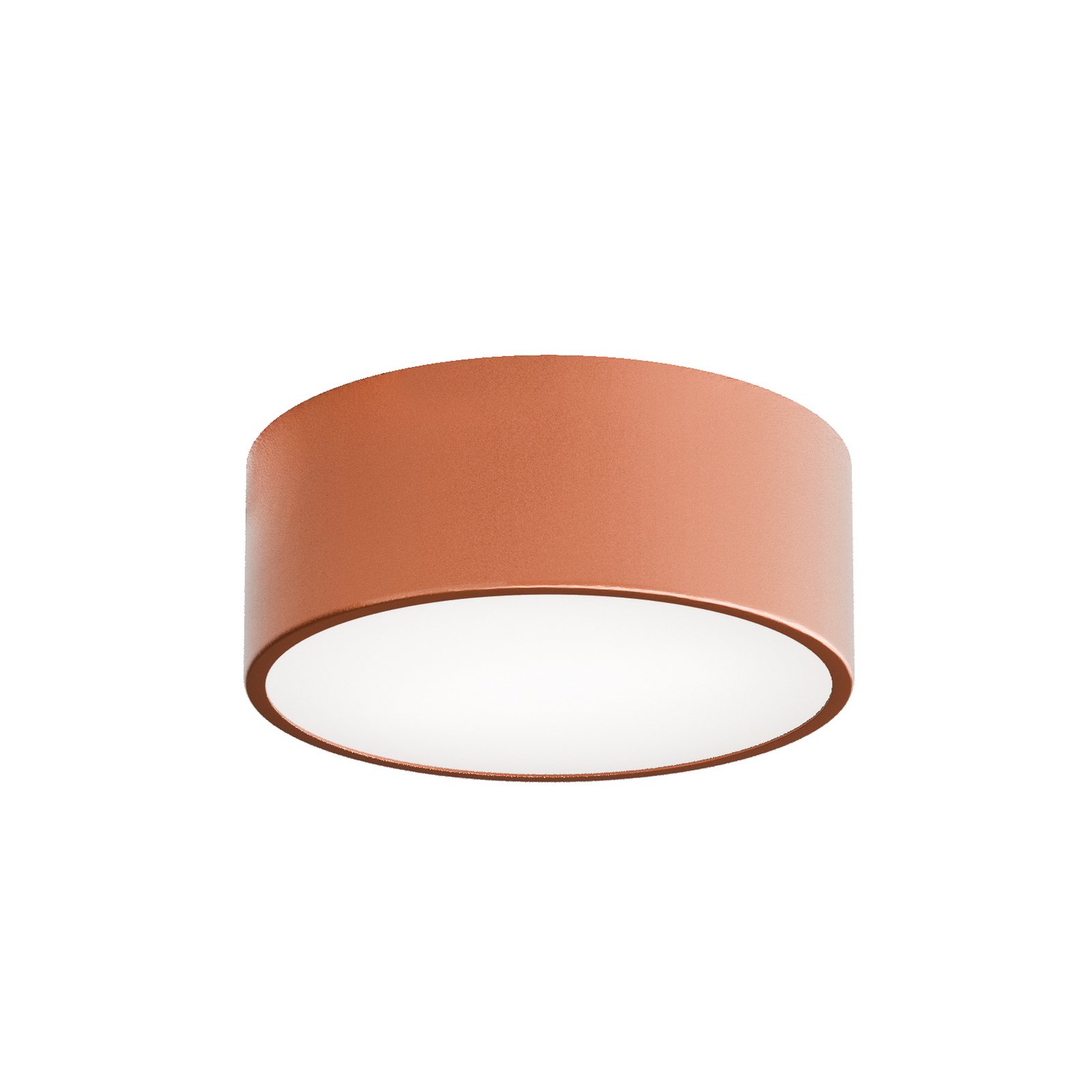 Cleo 200 loftlampe, kobber, sensor, IP20, Ø 20 cm, E27