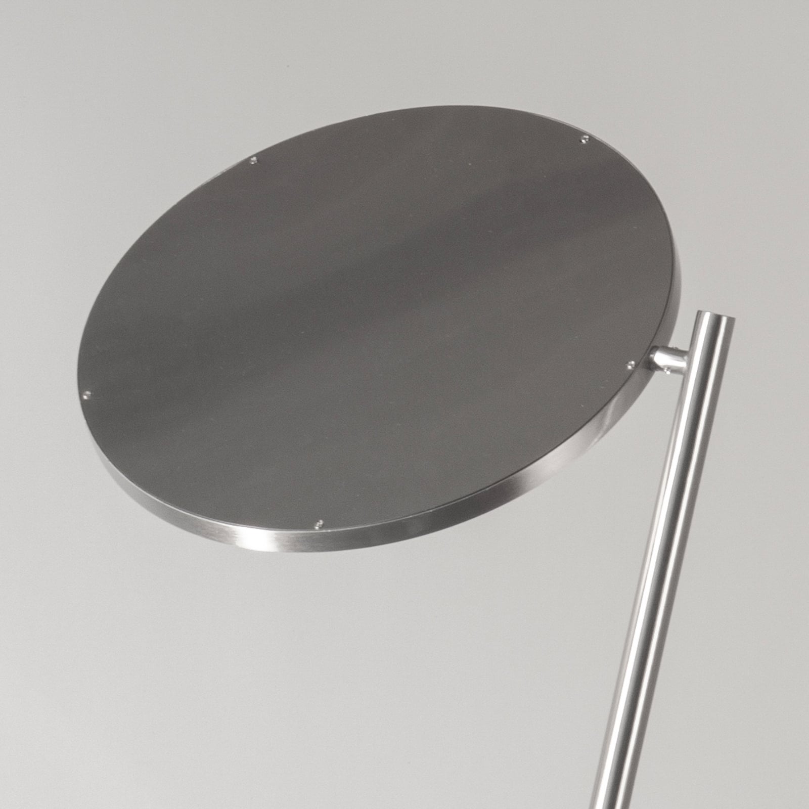 LED-Stehlampe Velara nickelfarben Höhe 175 cm, Metall Dimmer