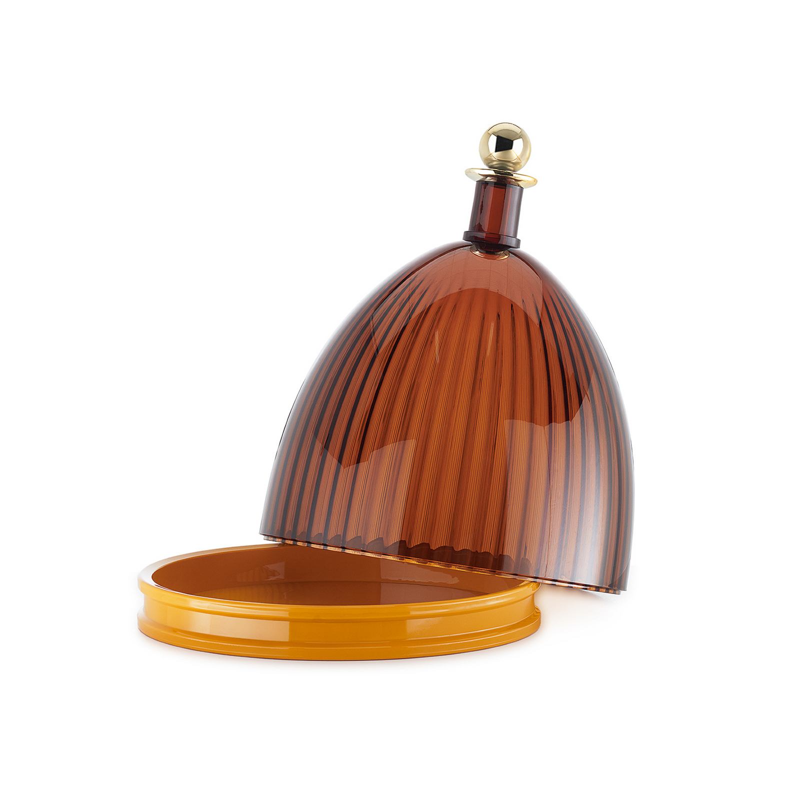 La Coupole dekorativ skål, brun, høyde 30,5 cm - Kartell