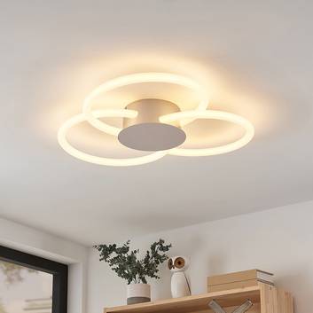 Lucande Clasa -LED-kattovalo, 3-lamppuinen
