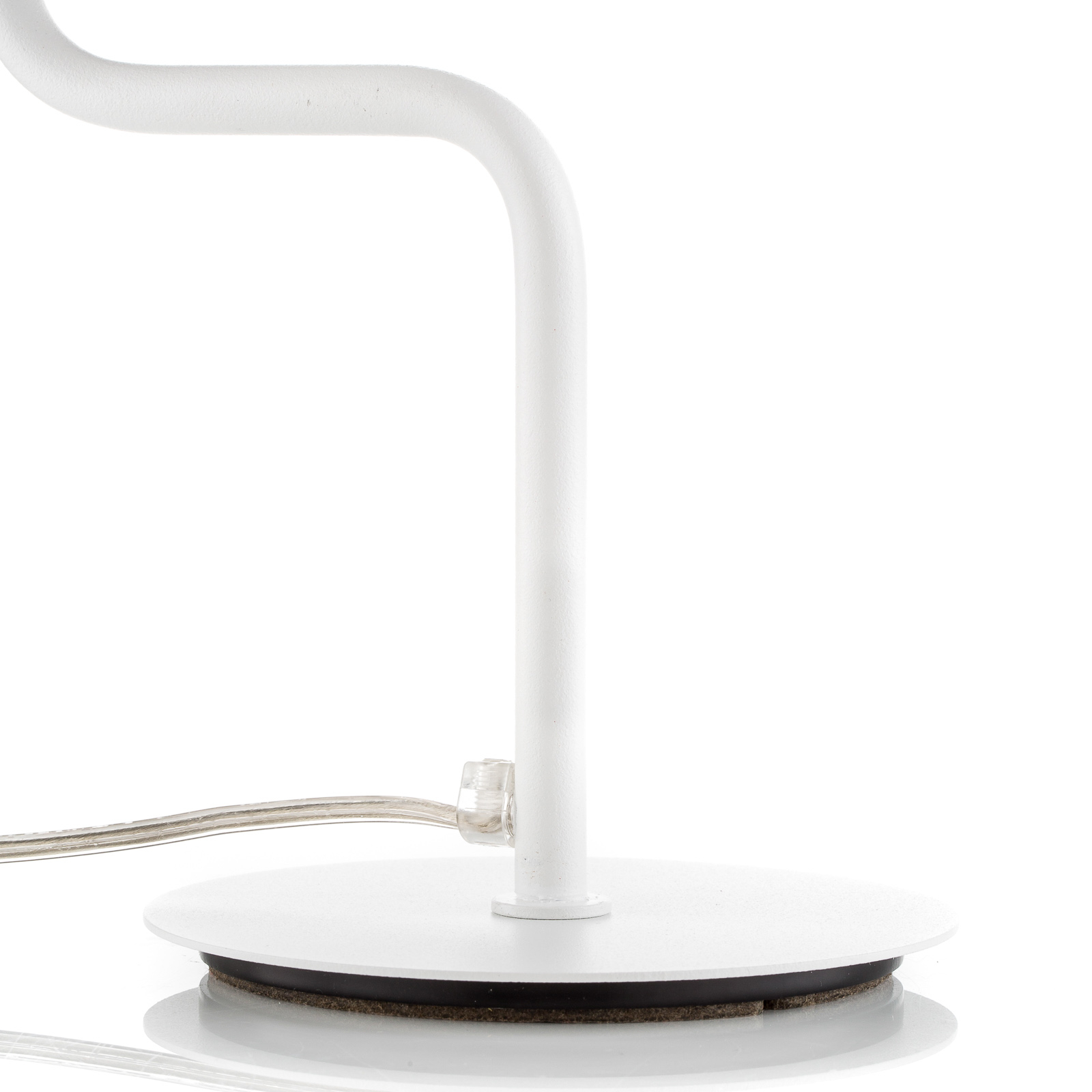 Lámpara de mesa Morfeo pantalla textil crema