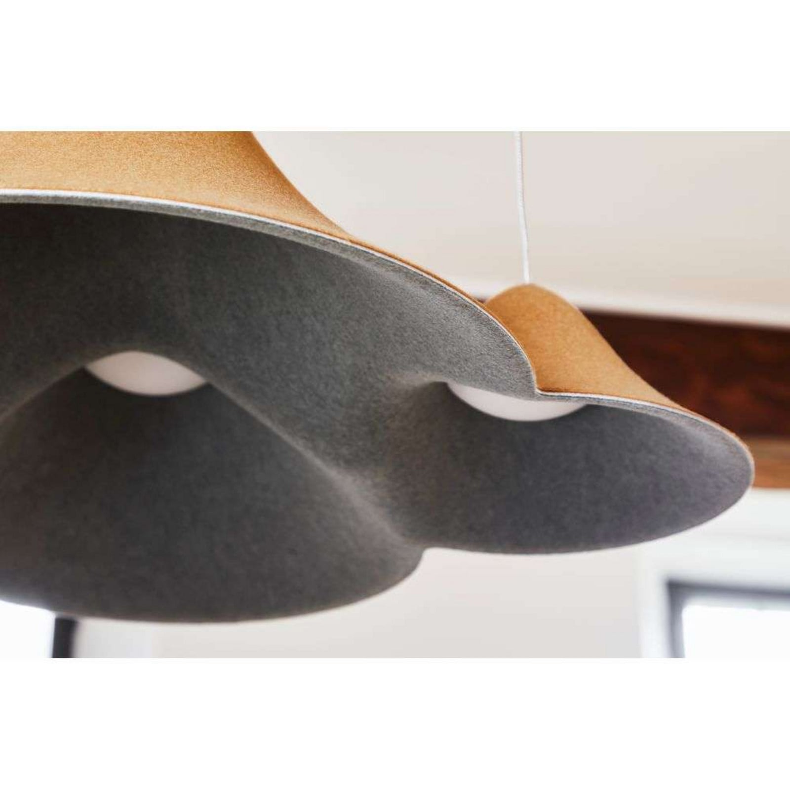 Panorama Taklampa Small Yellow/Grey LOOM DESIGN - Vardagsrum - Aluminium | Produkter - Taklampor | Lampspecialisterna