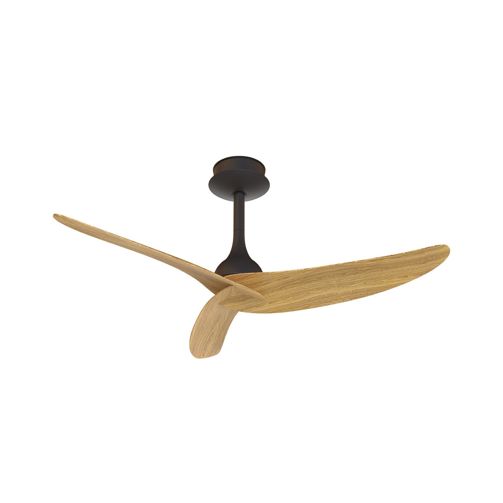 Plafondventilator Ipanema zwart/hout DC stil IP44 - Mantra Plafondventilator Ipanema zwart/hout DC stil IP44 - Mantra