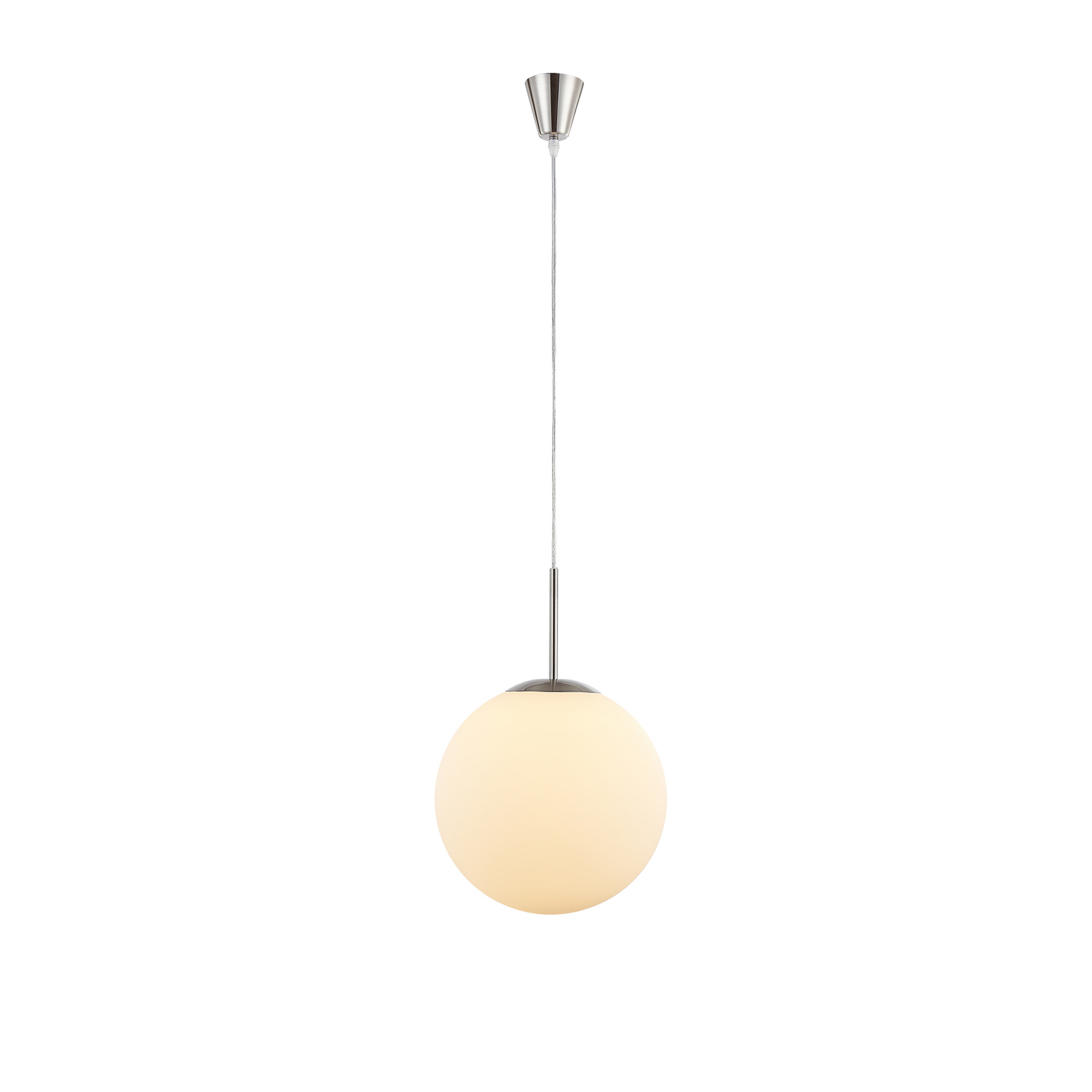 Rhona Hanglamp White/Nickel - Lindby