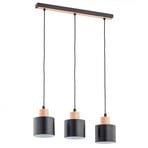 Envostar Ilva hanglamp, 3-lamps, zwart