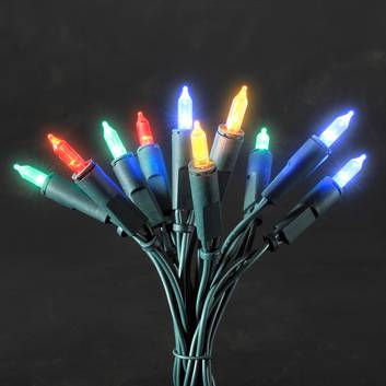 Colourful LED string lights